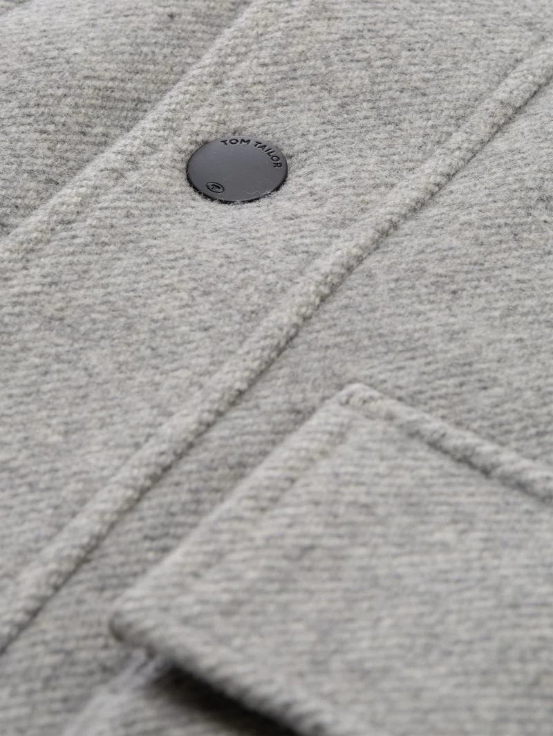 2-in-1 Wolljacke mit abnehmbarem Einsatz