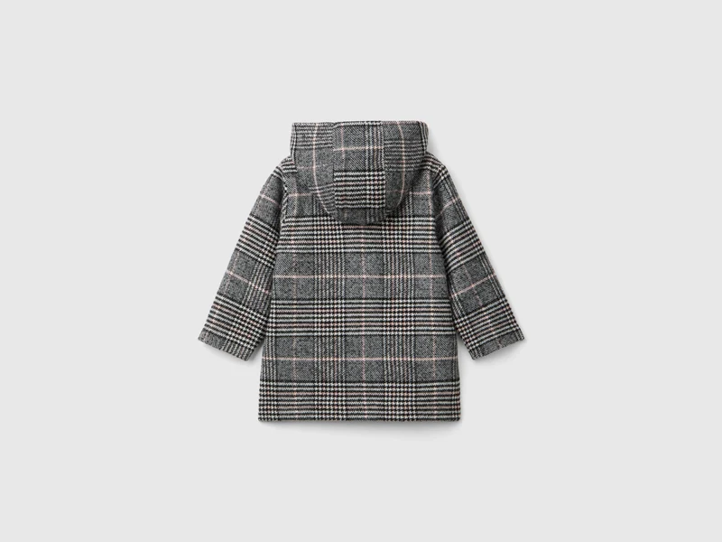 Tweedjacke mit Kapuze