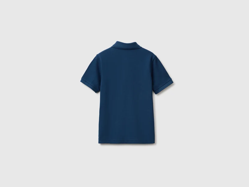 Kurzärmeliges Poloshirt aus Bio-Baumwolle