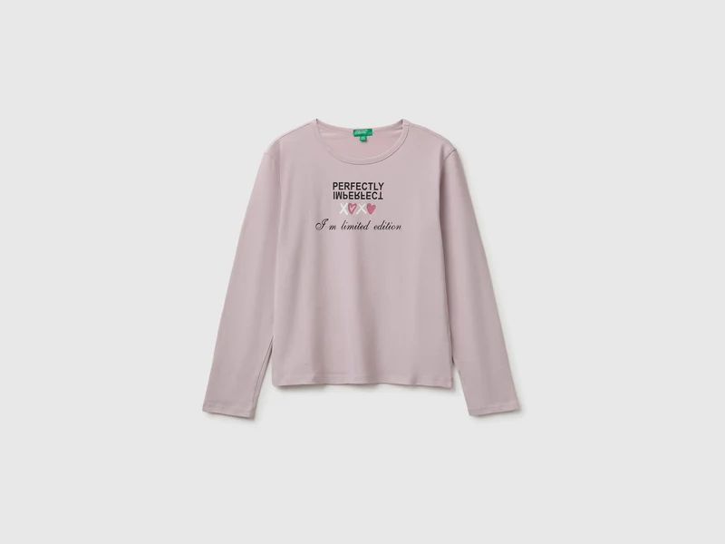 T-Shirt aus 100% Bio-Baumwolle mit Aufdruck