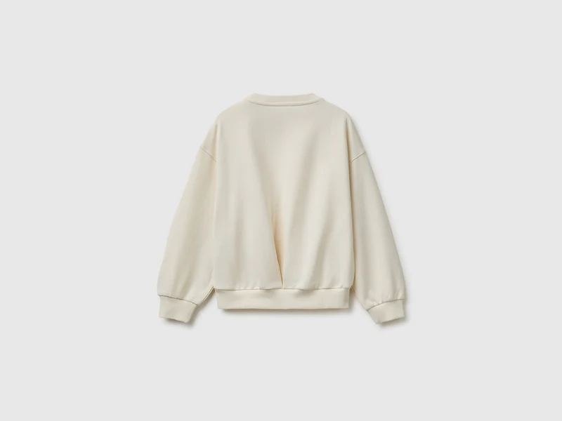 Geschlossenes Sweatshirt aus 100% Baumwolle