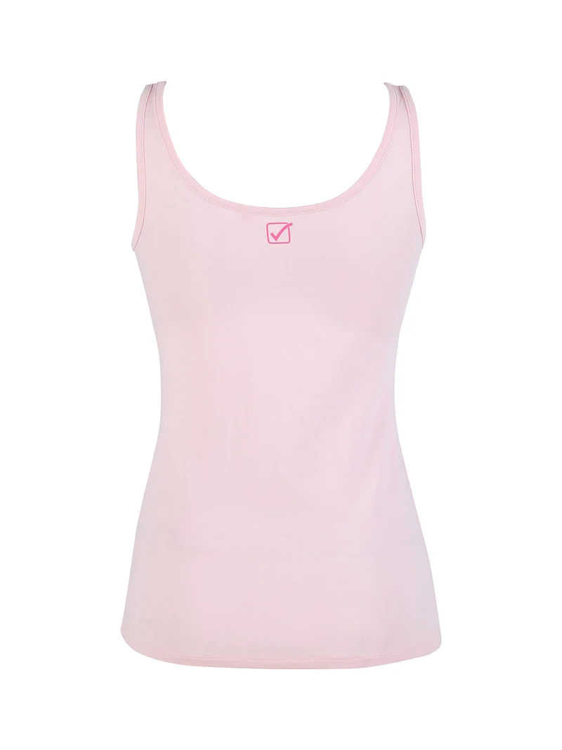 Canotta donna in cotone - rosa