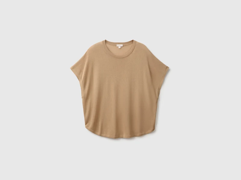 Ärmelloser Pullover aus Bambus-Viskose-Mischgewebe
