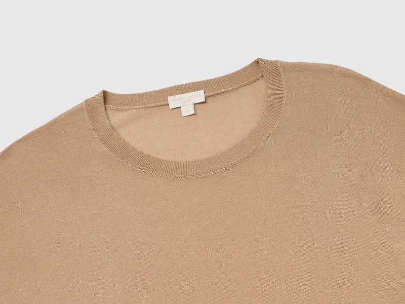 Ärmelloser Pullover aus Bambus-Viskose-Mischgewebe