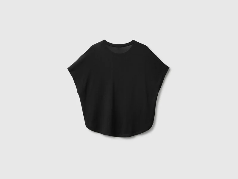 Ärmelloser Pullover aus Bambus-Viskose-Mischgewebe