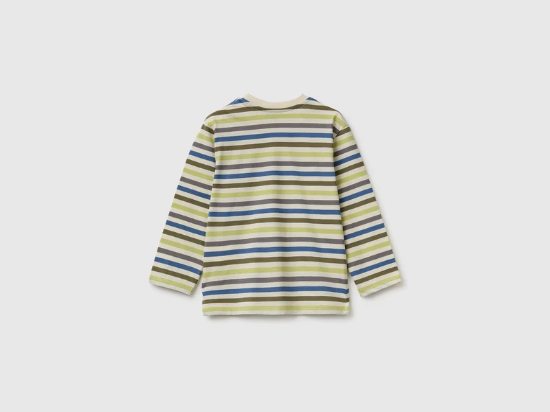 Gestreiftes T-Shirt aus Bio-Baumwolle