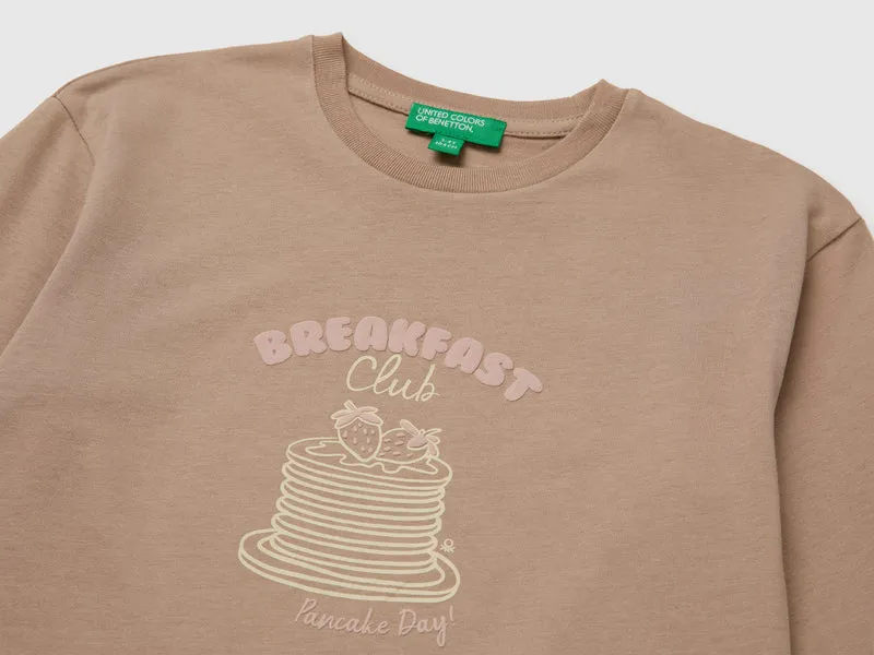 T-Shirt aus 100% Bio-Baumwolle mit Aufdruck