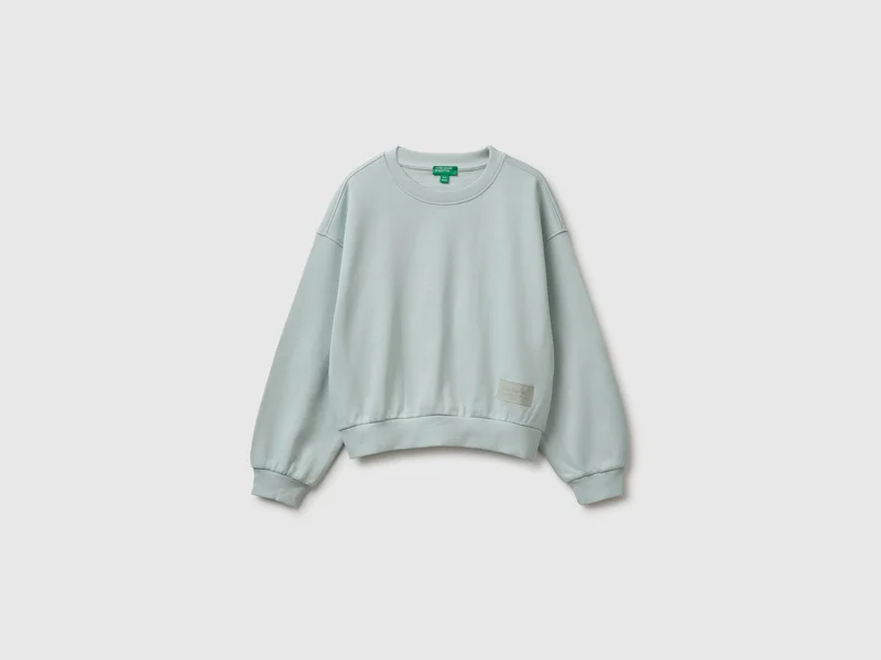 Geschlossenes Sweatshirt aus 100% Baumwolle