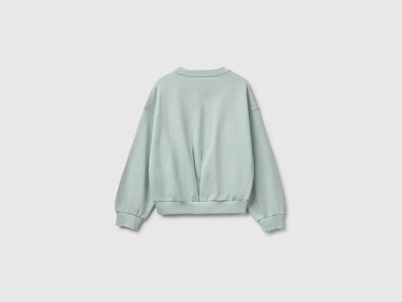 Geschlossenes Sweatshirt aus 100% Baumwolle