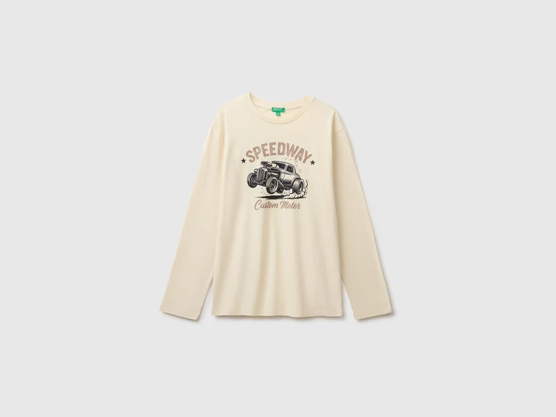Bedrucktes T-Shirt aus 100% Bio-Baumwolle