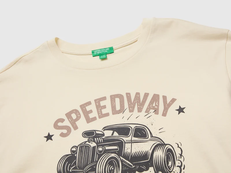 Bedrucktes T-Shirt aus 100% Bio-Baumwolle