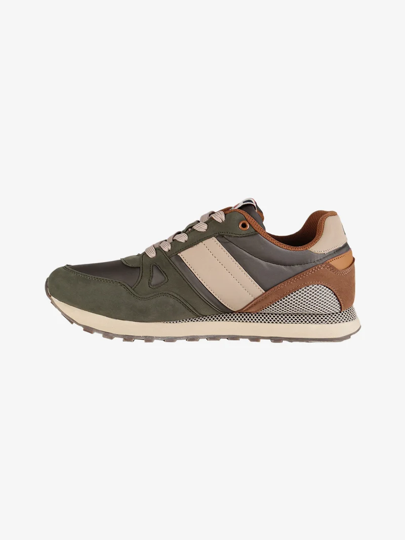 Sneakers basse da uomo - militare