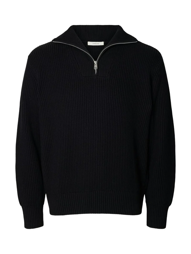 SLMDRY LS KNIT HALF ZIP NOOS