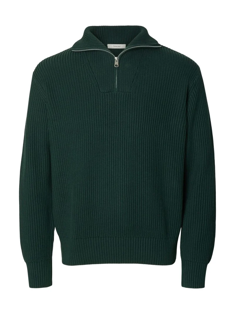 SLMDRY LS KNIT HALF ZIP NOOS