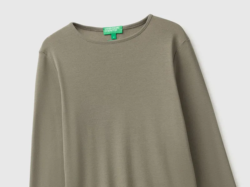 Schmal geschnittenes Langarm-T-Shirt