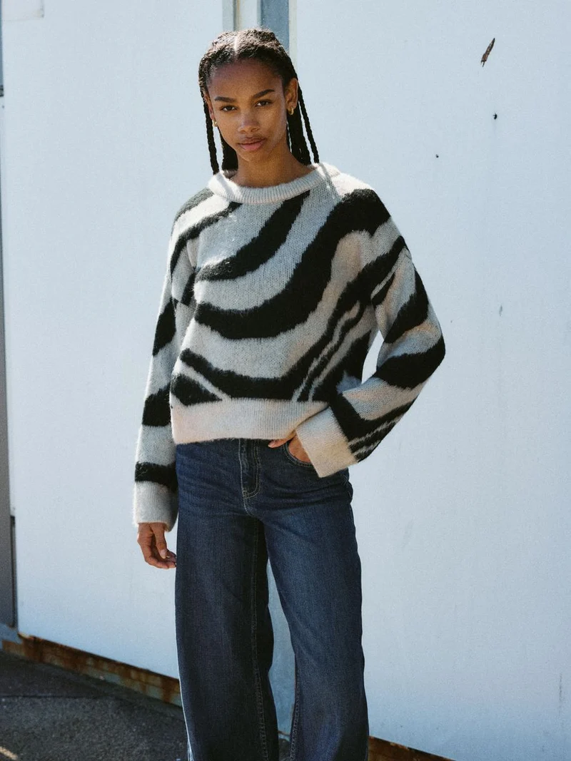 NMSOFF L/S O-NECK KNIT NOOS