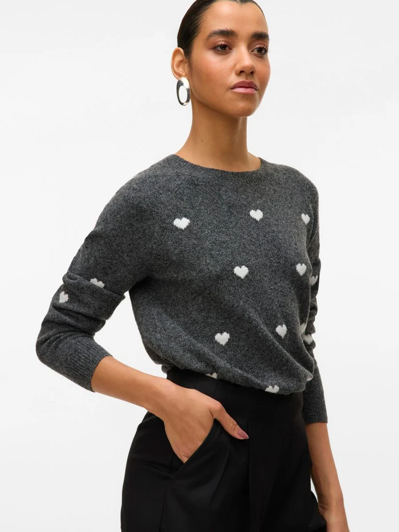 VMDOFFY INTARSIA LS O-NCK PULLOV GA NOOS
