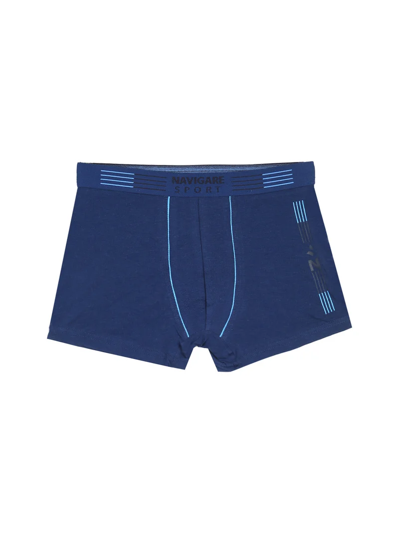 Boxer da ragazzo in cotone - blu