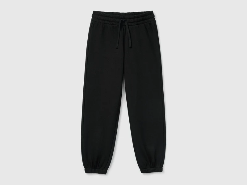 Fleece-Jogginghose mit Kordelzug