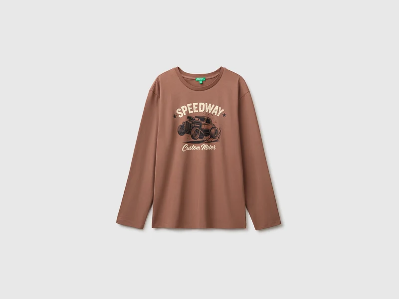 Bedrucktes T-Shirt aus 100% Bio-Baumwolle