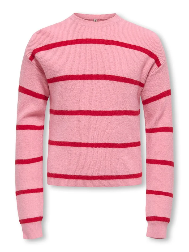 KOGFRANCA LIFE SHORT L/S STRIPE KNT