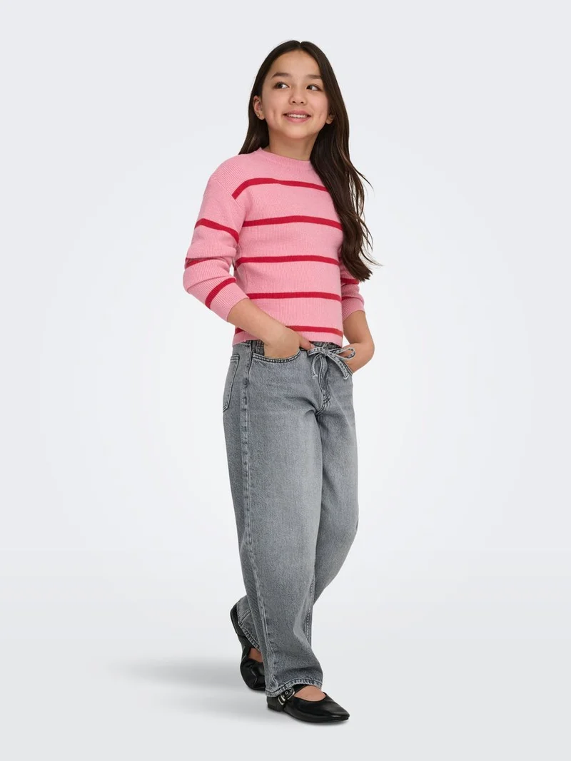 KOGFRANCA LIFE SHORT L/S STRIPE KNT