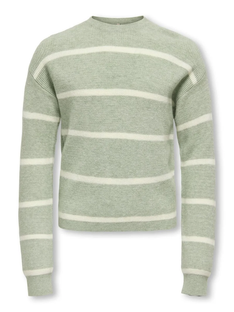 KOGFRANCA LIFE SHORT L/S STRIPE KNT