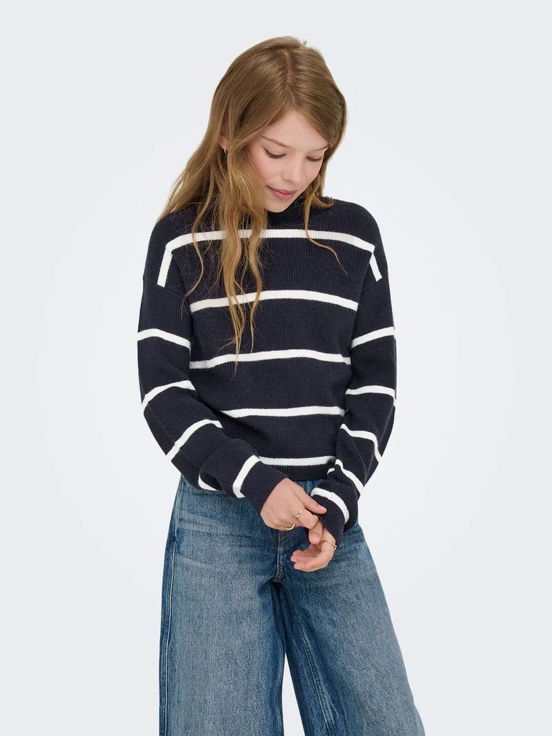 KOGFRANCA LIFE SHORT L/S STRIPE KNT