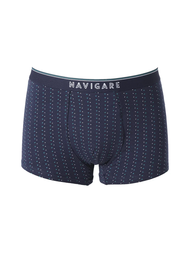 Boxer da uomo in cotone con stampe - blu