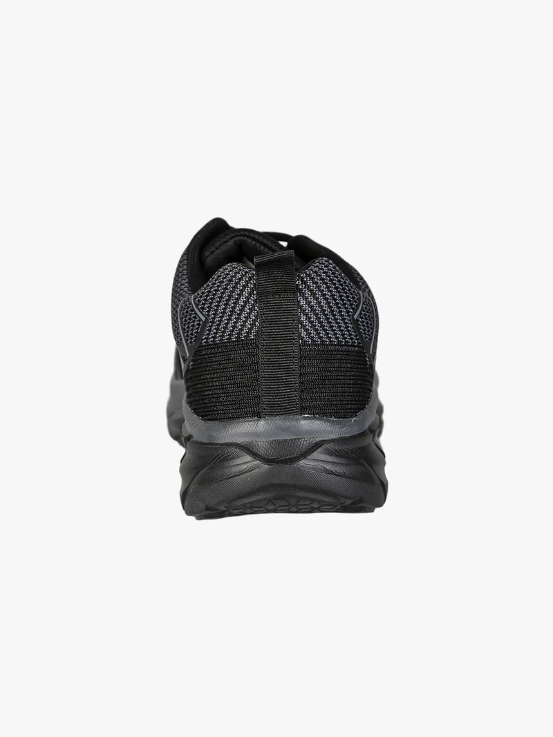 Sneakers sportive da donna stringate - nero