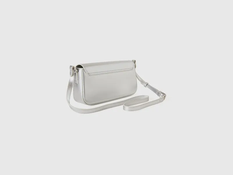 Baguette-Tasche aus Lackleder