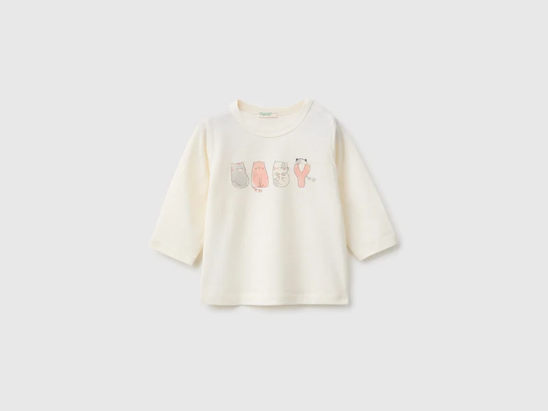Bedrucktes T-Shirt aus Bio-Baumwolle