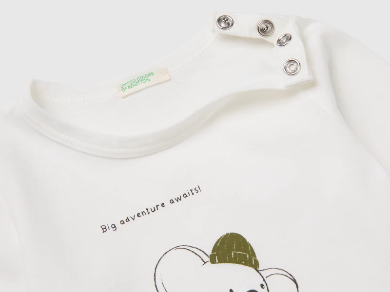 Bedrucktes T-Shirt aus Bio-Baumwolle