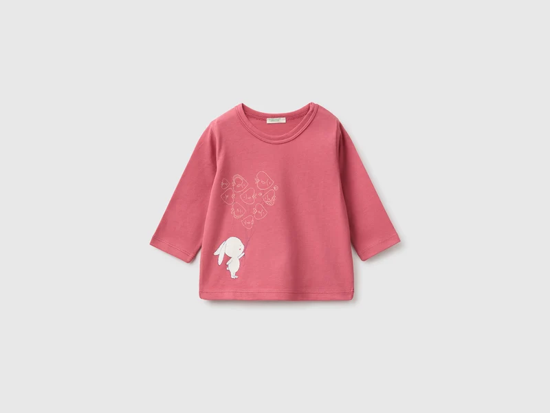Bedrucktes T-Shirt aus Bio-Baumwolle