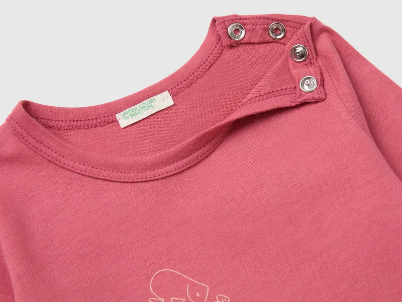 Bedrucktes T-Shirt aus Bio-Baumwolle