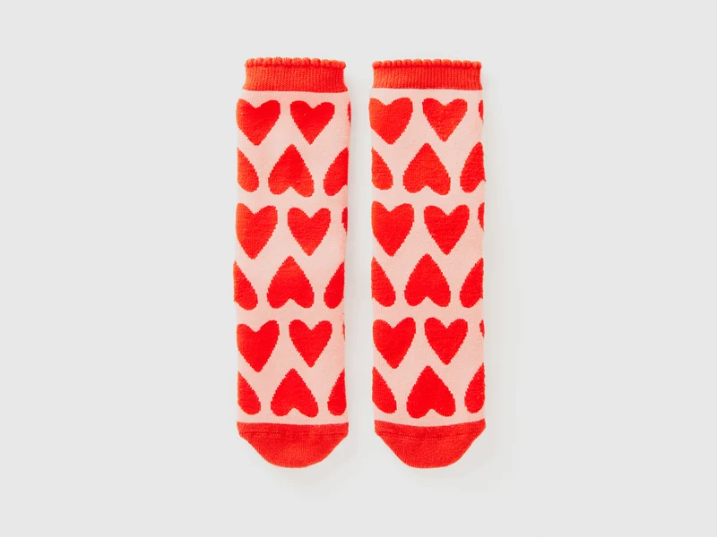 Rutschfeste Herzsocken