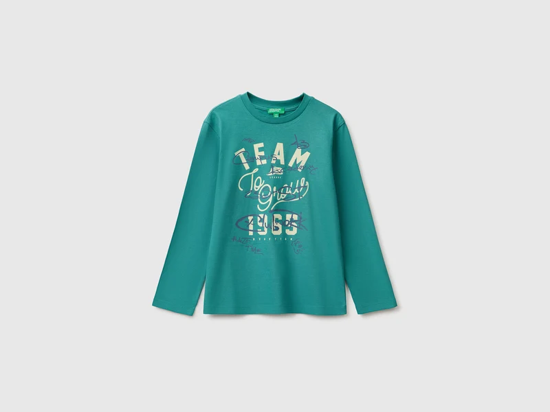 Bedrucktes T-Shirt aus 100% Bio-Baumwolle