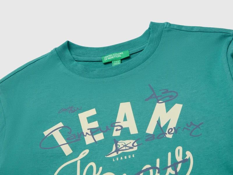 Bedrucktes T-Shirt aus 100% Bio-Baumwolle
