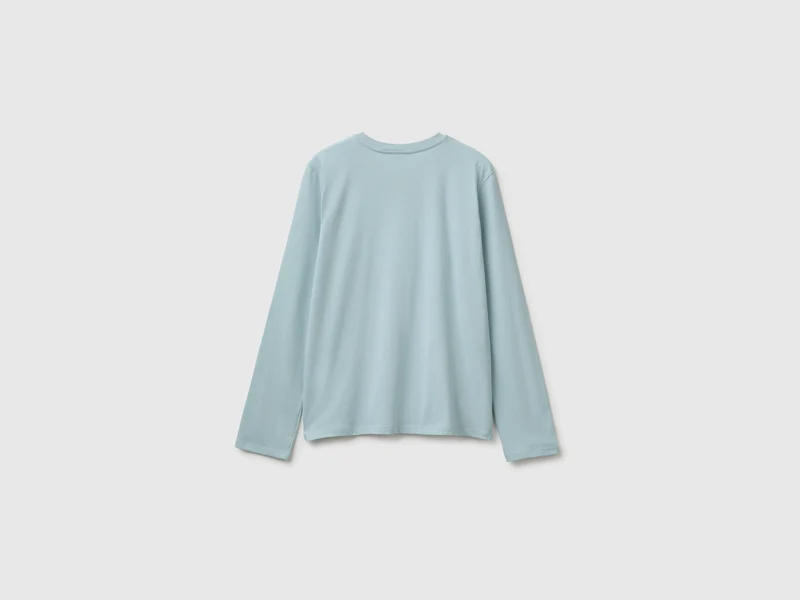 Langärmeliges T-Shirt mit Stickerei