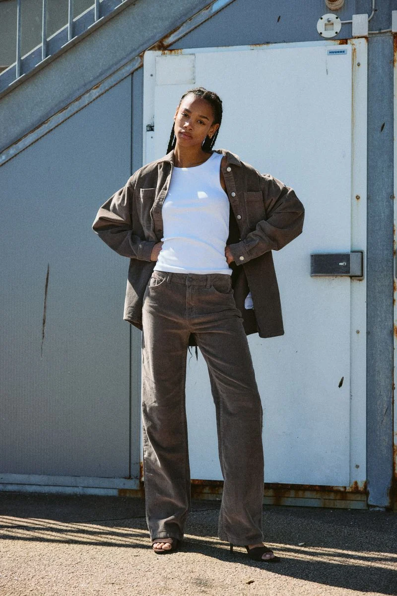 NMYOLANDA MW WIDEJEANS CORDUROY NOO