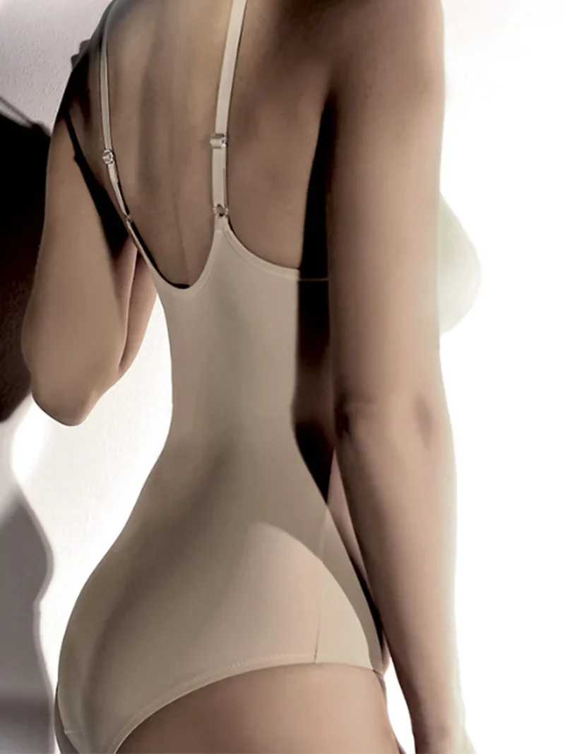 506 Body donna modellante con coppe preformate COPPA C - nudo