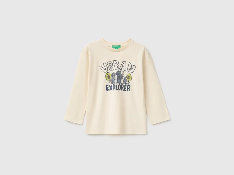 T-Shirt aus 100% Bio-Baumwolle mit Aufdruck