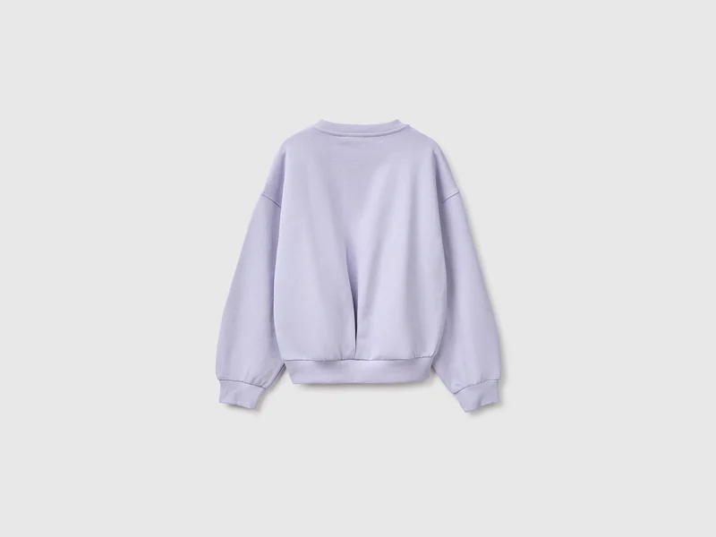 Geschlossenes Sweatshirt aus 100% Baumwolle