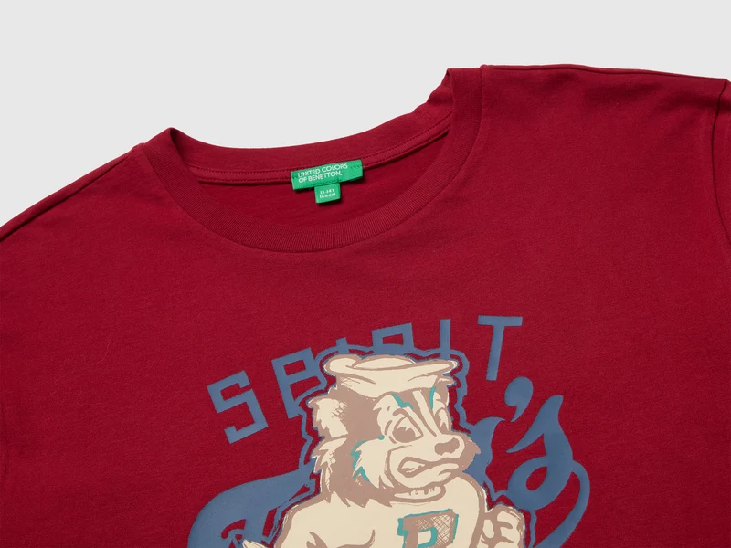 Bedrucktes T-Shirt aus 100% Bio-Baumwolle