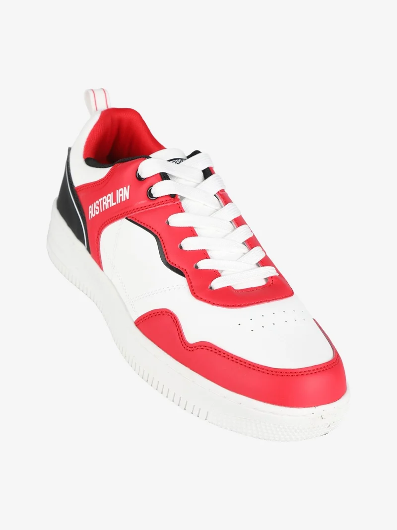Sneakers stringate uomo - rosso