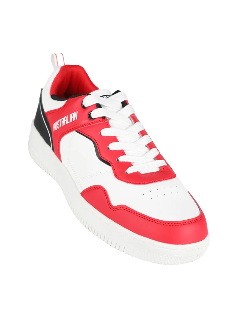 Sneakers stringate uomo - rosso