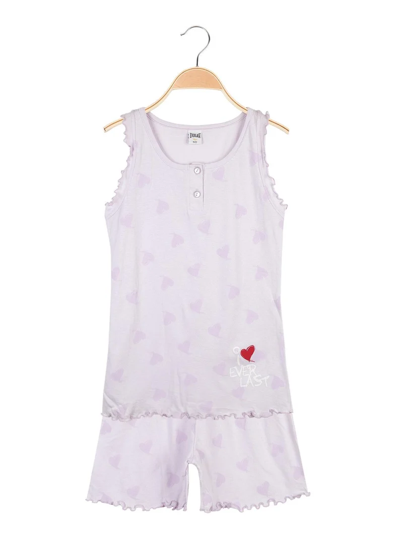 pigiama bimba Canotta + pantaloncino - lilla