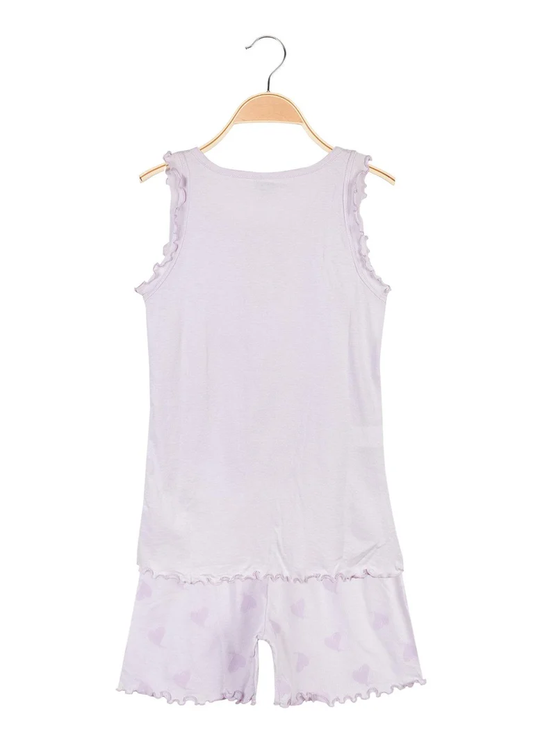 pigiama bimba Canotta + pantaloncino - lilla