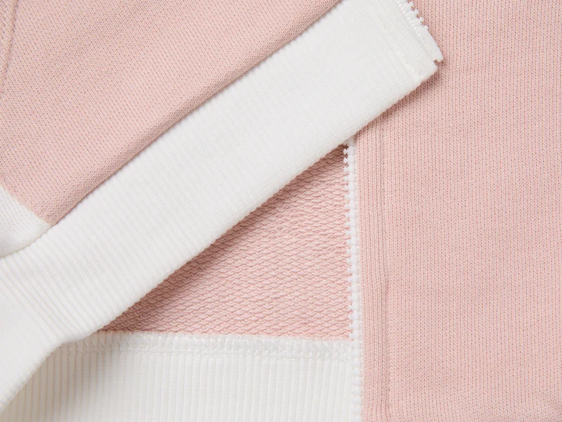 Sweatshirt mit Glitzer-Print