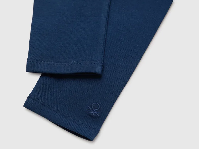 Leggings aus Stretch-Baumwolle